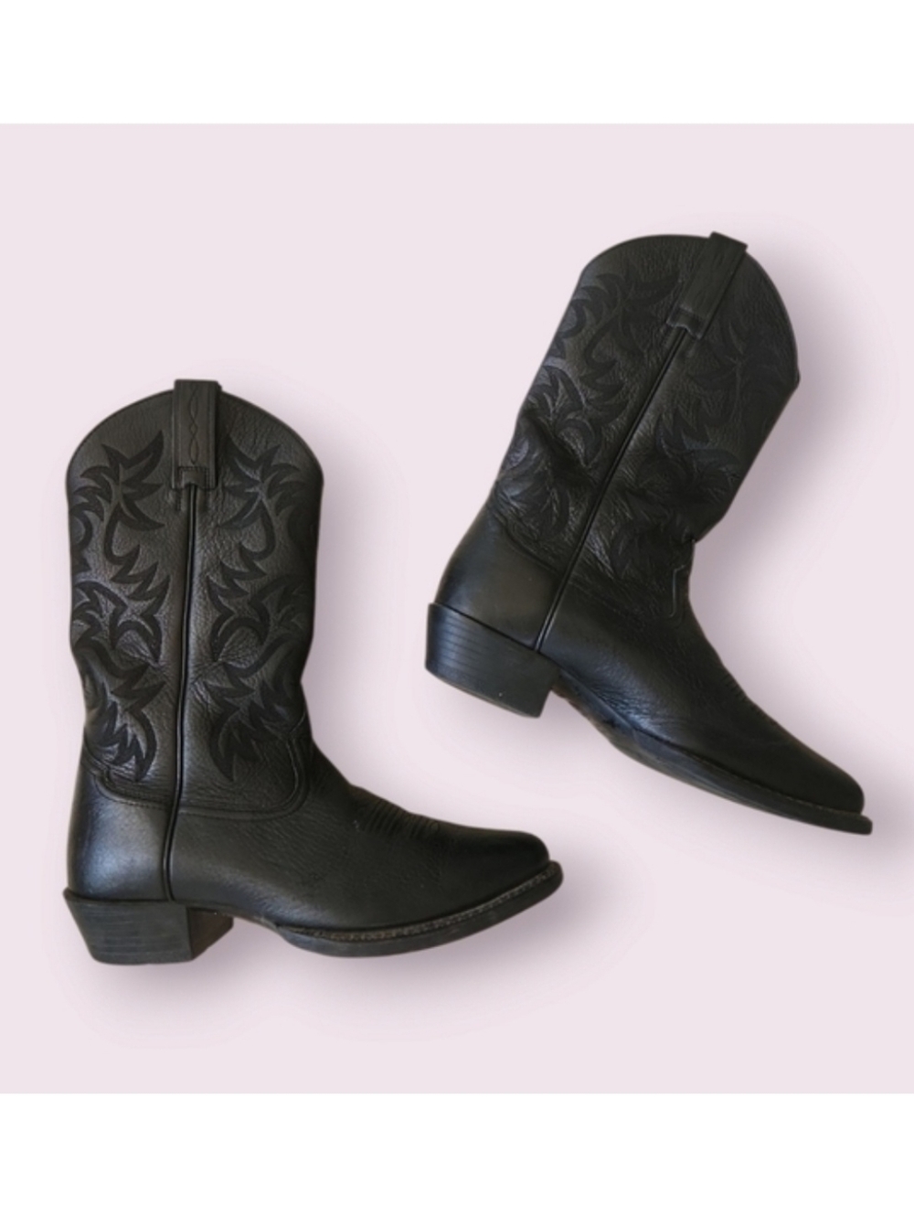 Ariat Black Heritage Western Men's Boots Size‎ 8